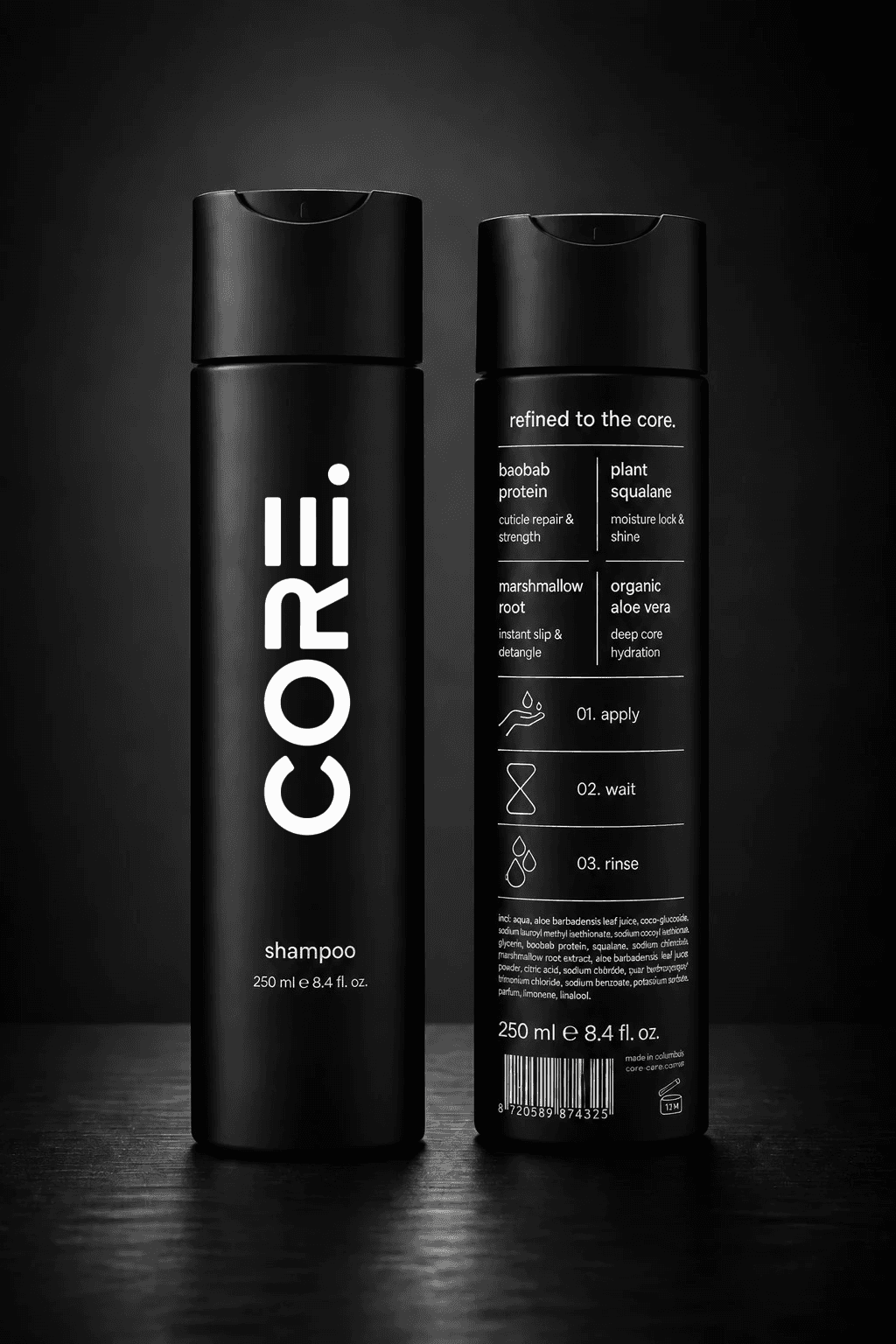 core. shampoo and conditioner duo